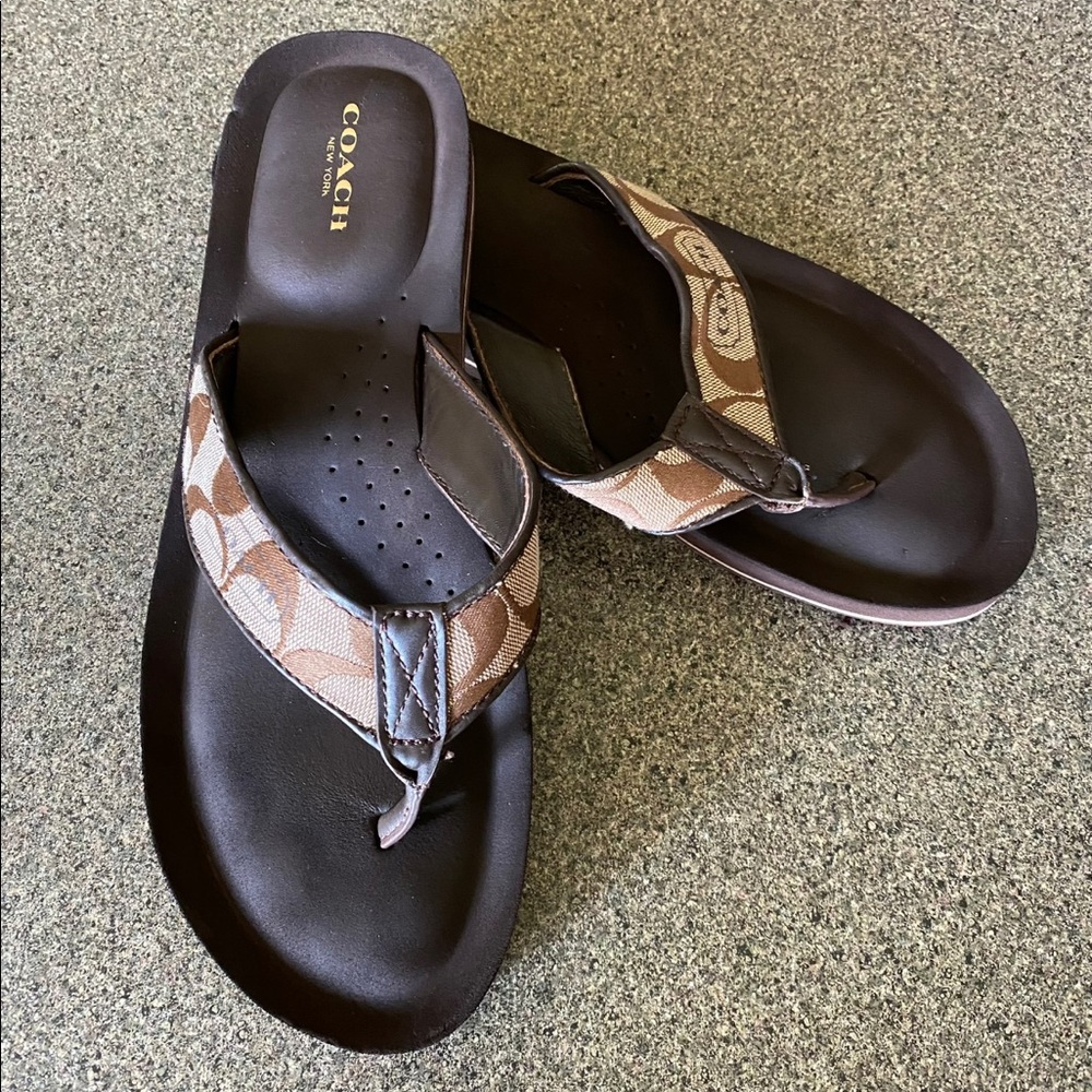 Coach Flip Flops